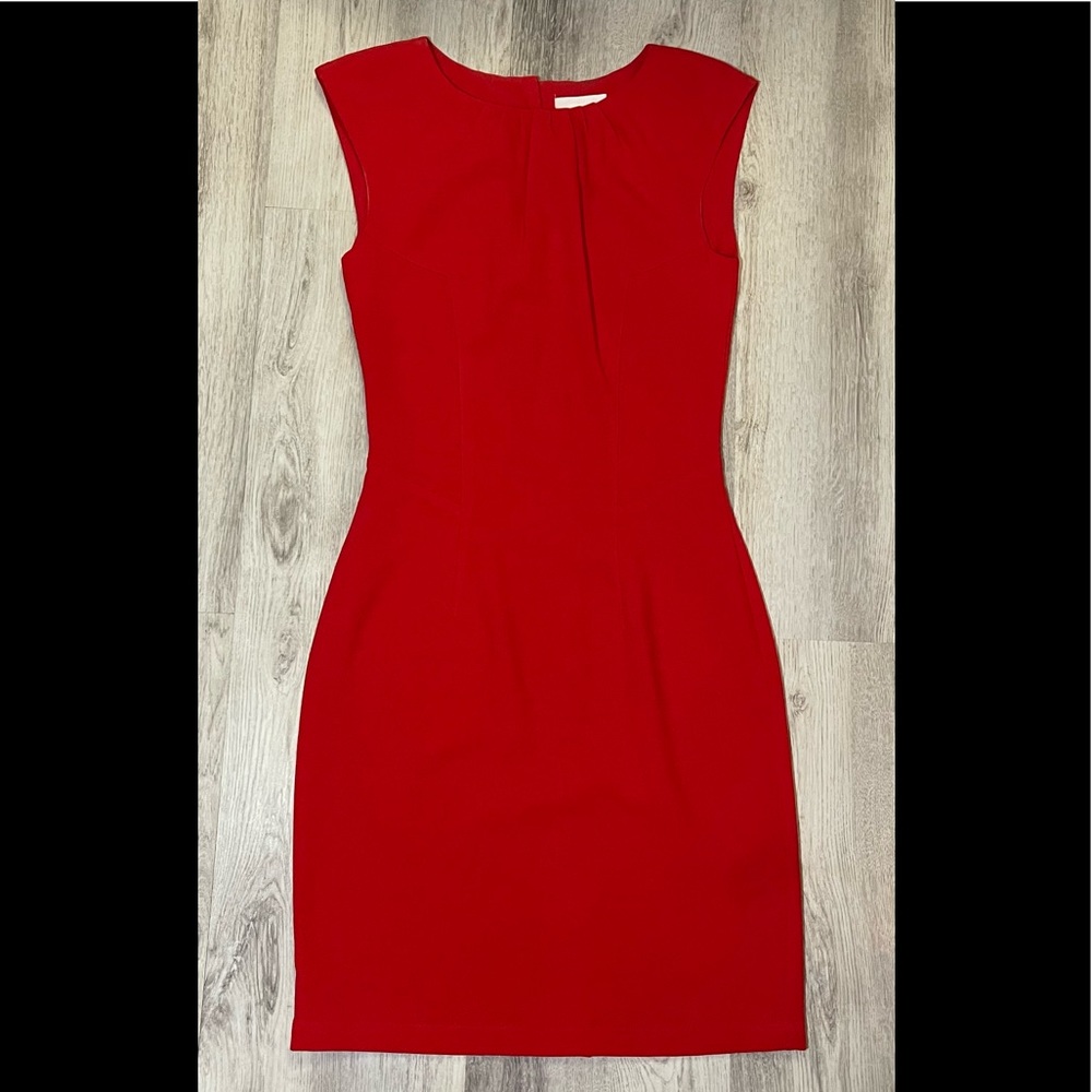Red H&M Sheath Dress